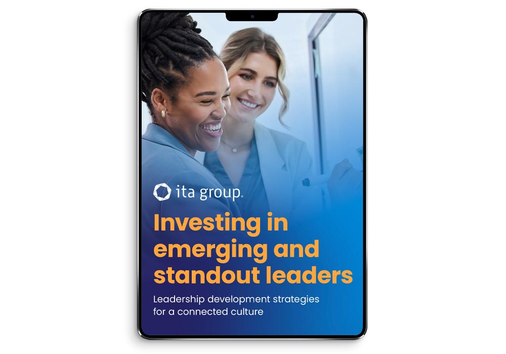 cover of Investing in emerging and standout leaders white paper